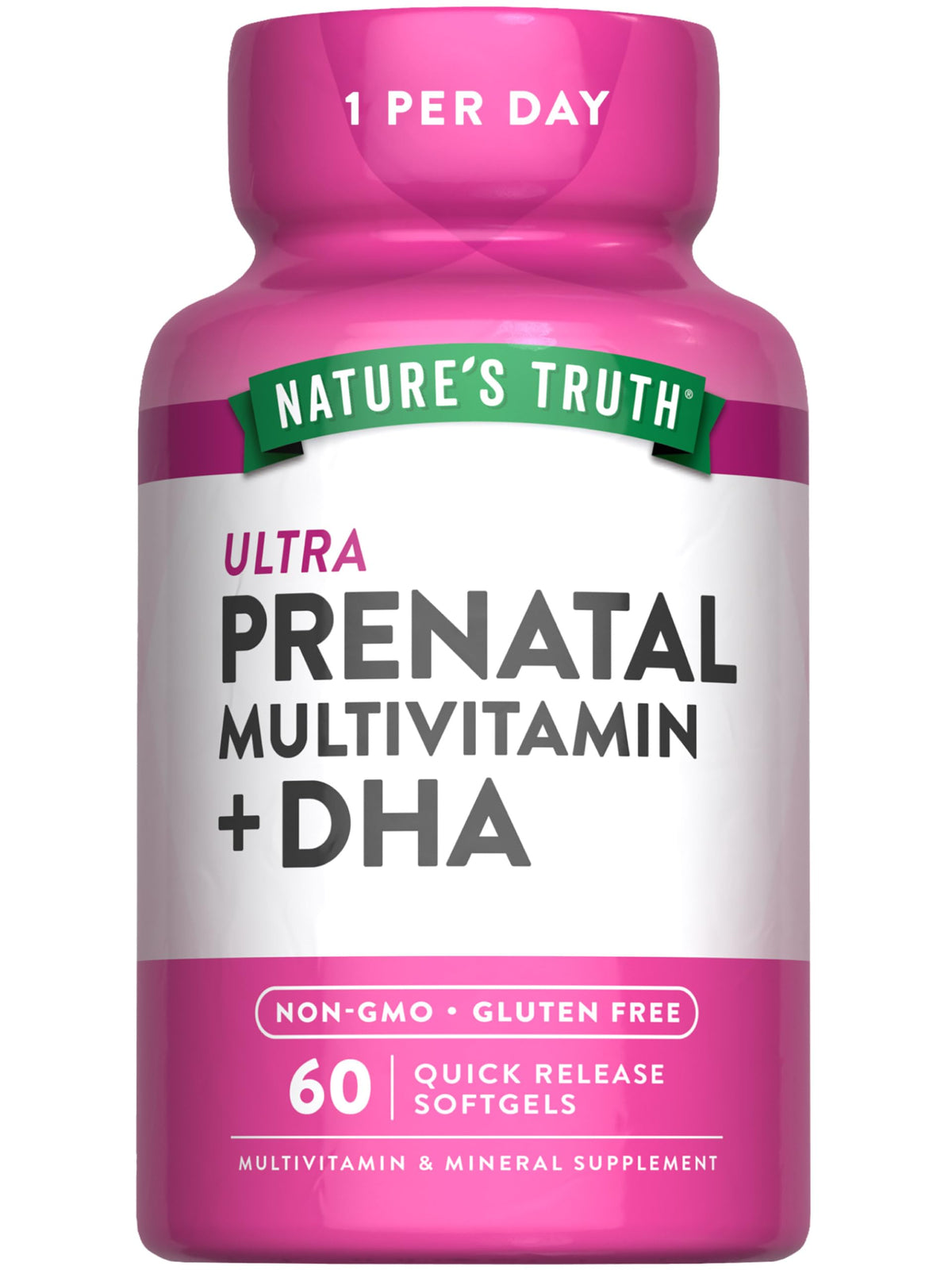 Nature's Truth Prenatal Vitamins for Women - 60 Softgels