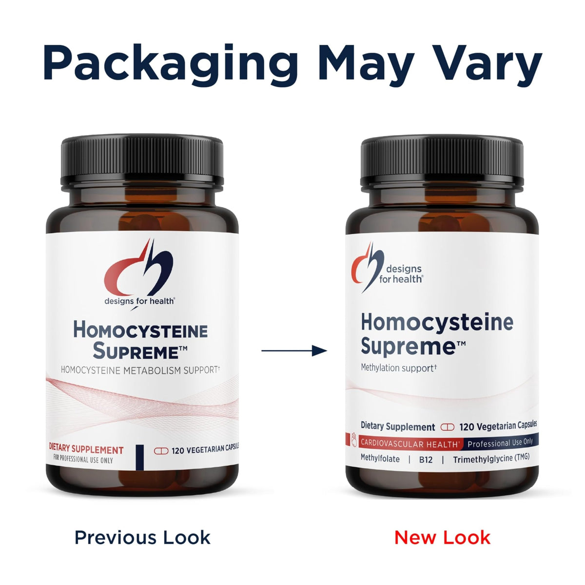 Designs for Health Homocysteine Supreme Multivitamin - 120 Capsules - image 5