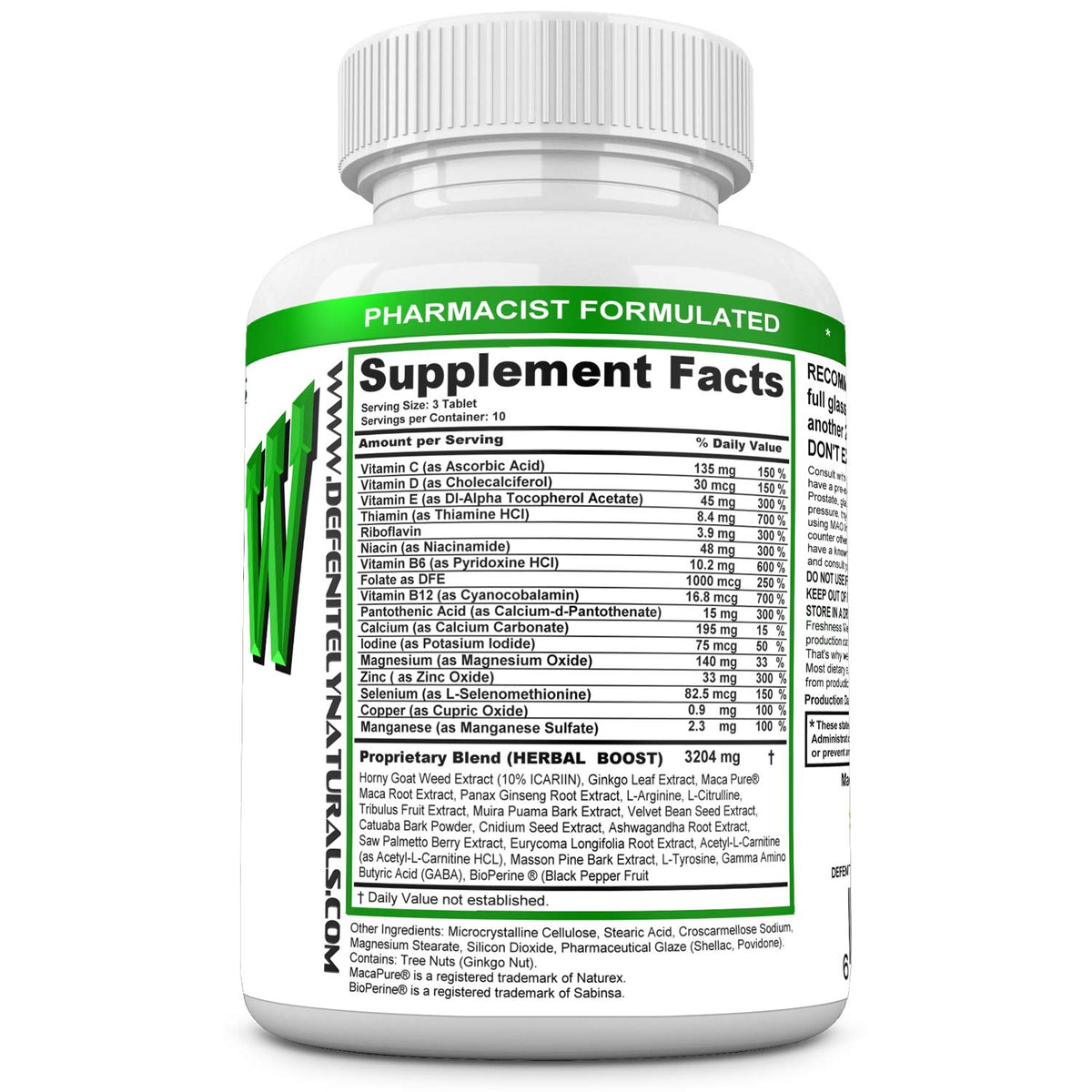 DEFENITELY NATURALS SEMENFLOW Extra Fertility Support - 30 Tablets - image 2