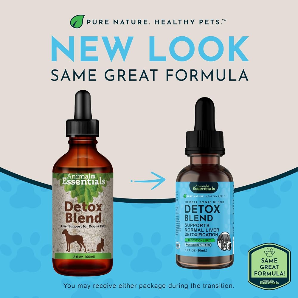 Animal Essentials Detox Blend Liver Support for Dogs & Cats - 2 fl oz - image 2