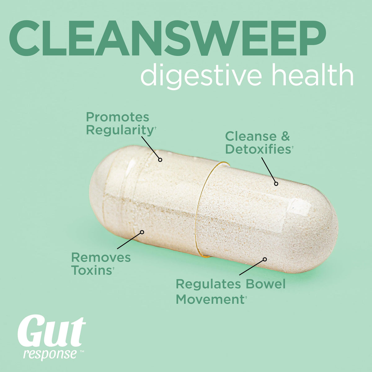 Windmill Gut Response CleanSweep Digestive Health - 90 Capsules - image 4