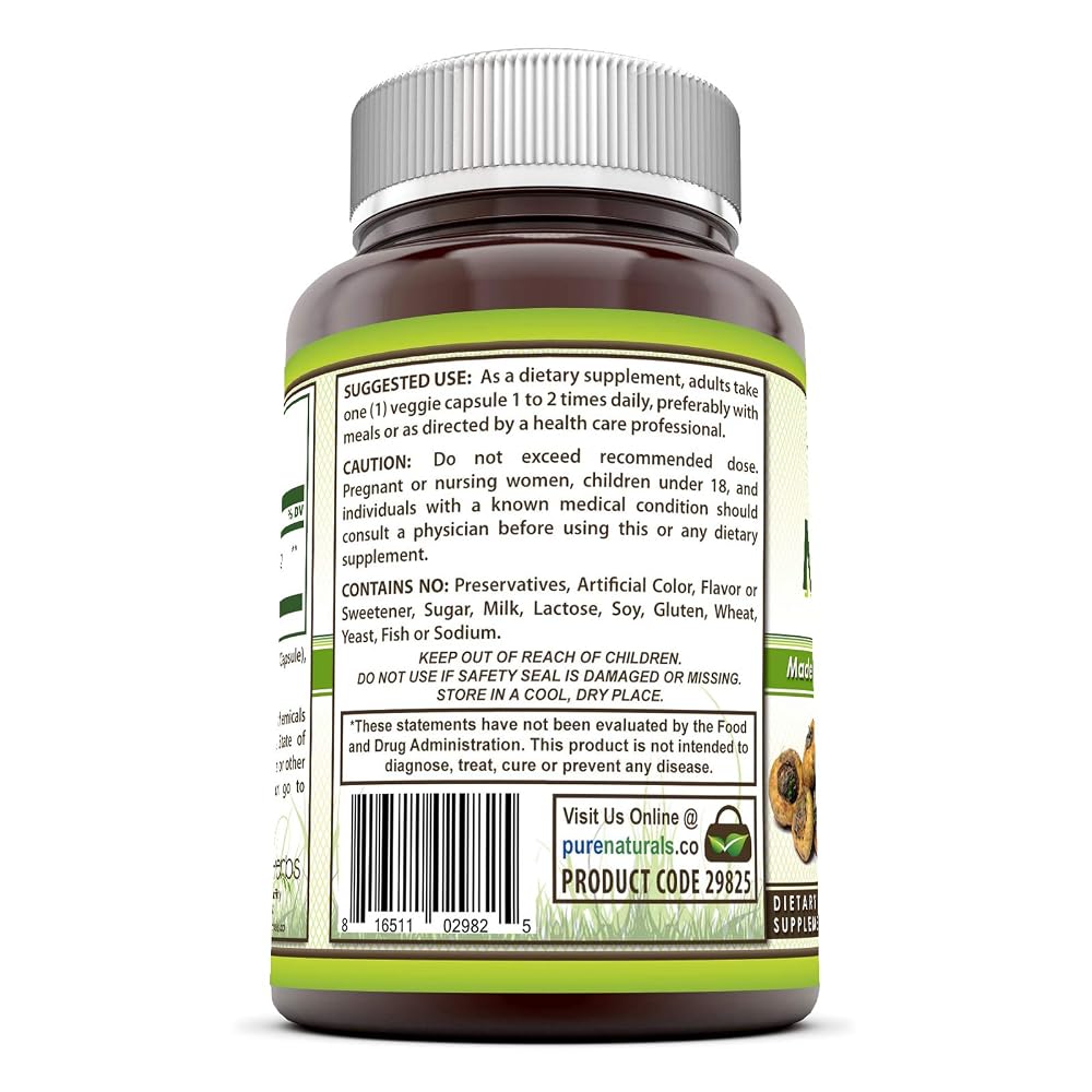 Pure Naturals Maca Supplement 950 mg - 360 Vegetarian Capsules - image 2