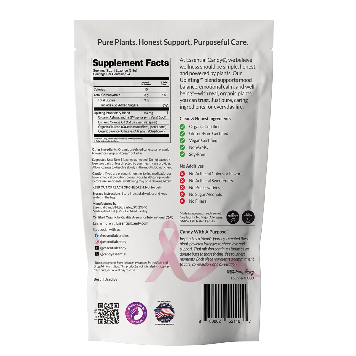 Essential Candy Uplifting Blend Ashwagandha Lozenges - 24 Count - image 2