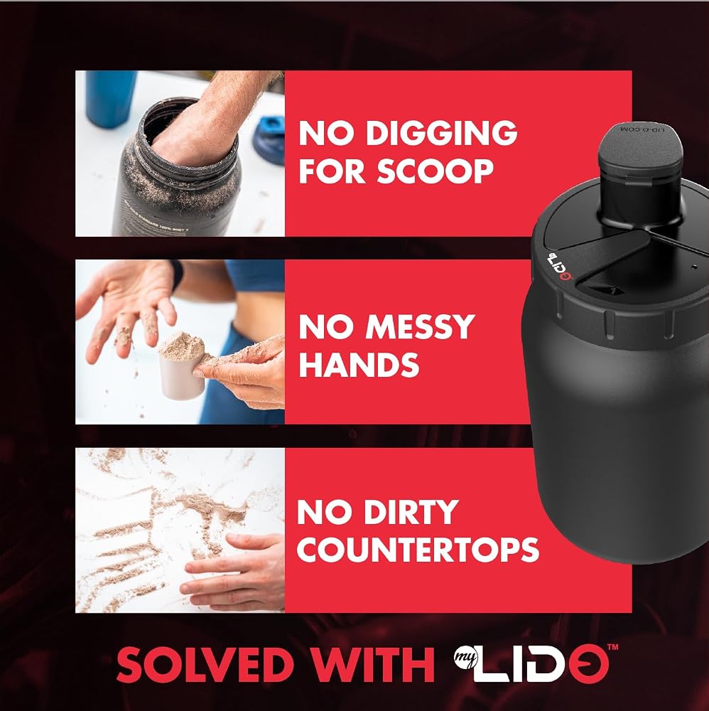 MYLIDO Protein Dispenser Scoop Powder Dispense Supplement Funnel