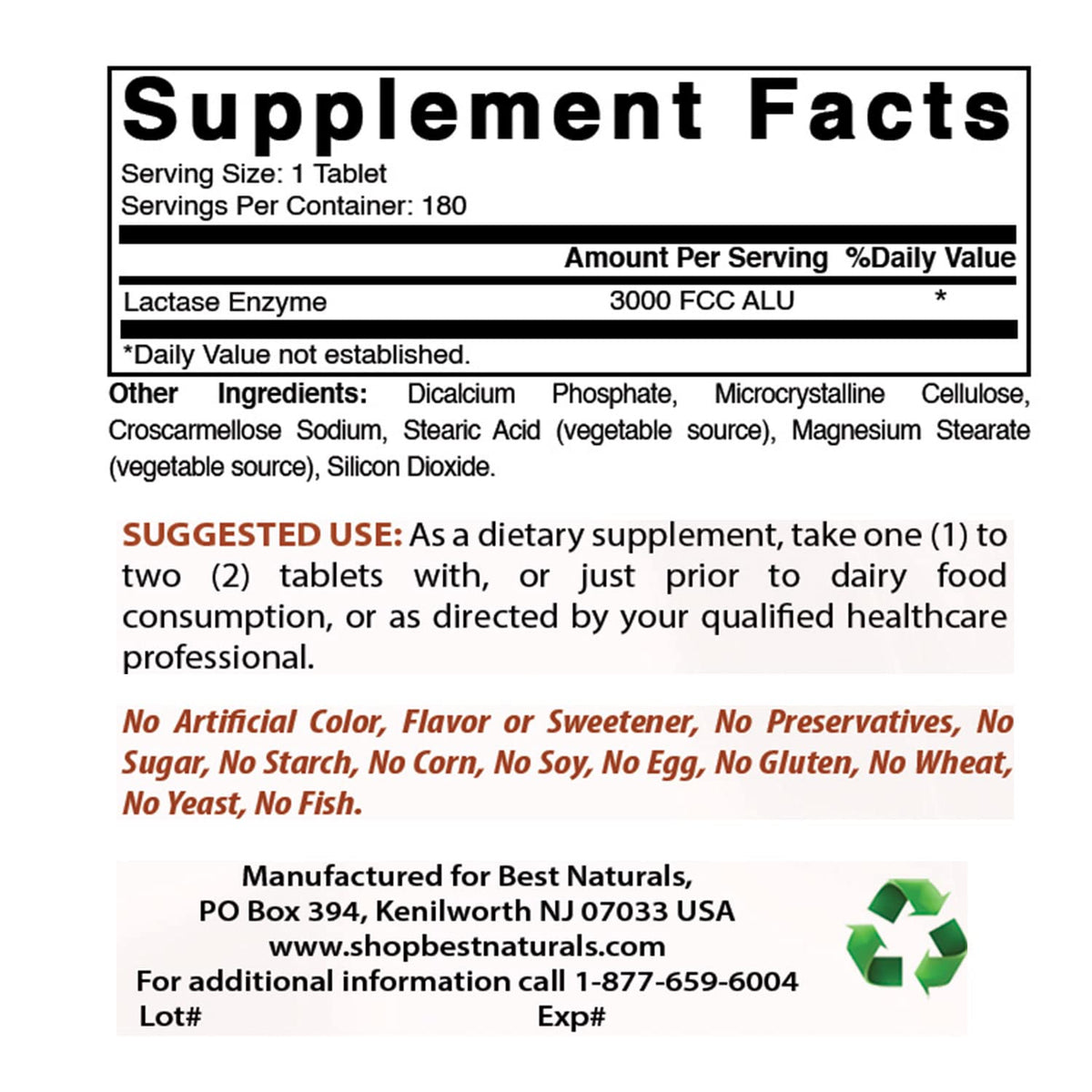 Best Naturals NUTRITIONAL_SUPPLEMENT
