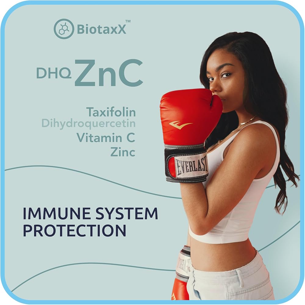 BiotaxX Taxifolin Dihydroquercetin Vitamin C Zinc - 60 Capsules - image 2