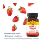 Country Life Vegan K2 Complex 500 mcg Bone Health - 60 Tablets - image 3