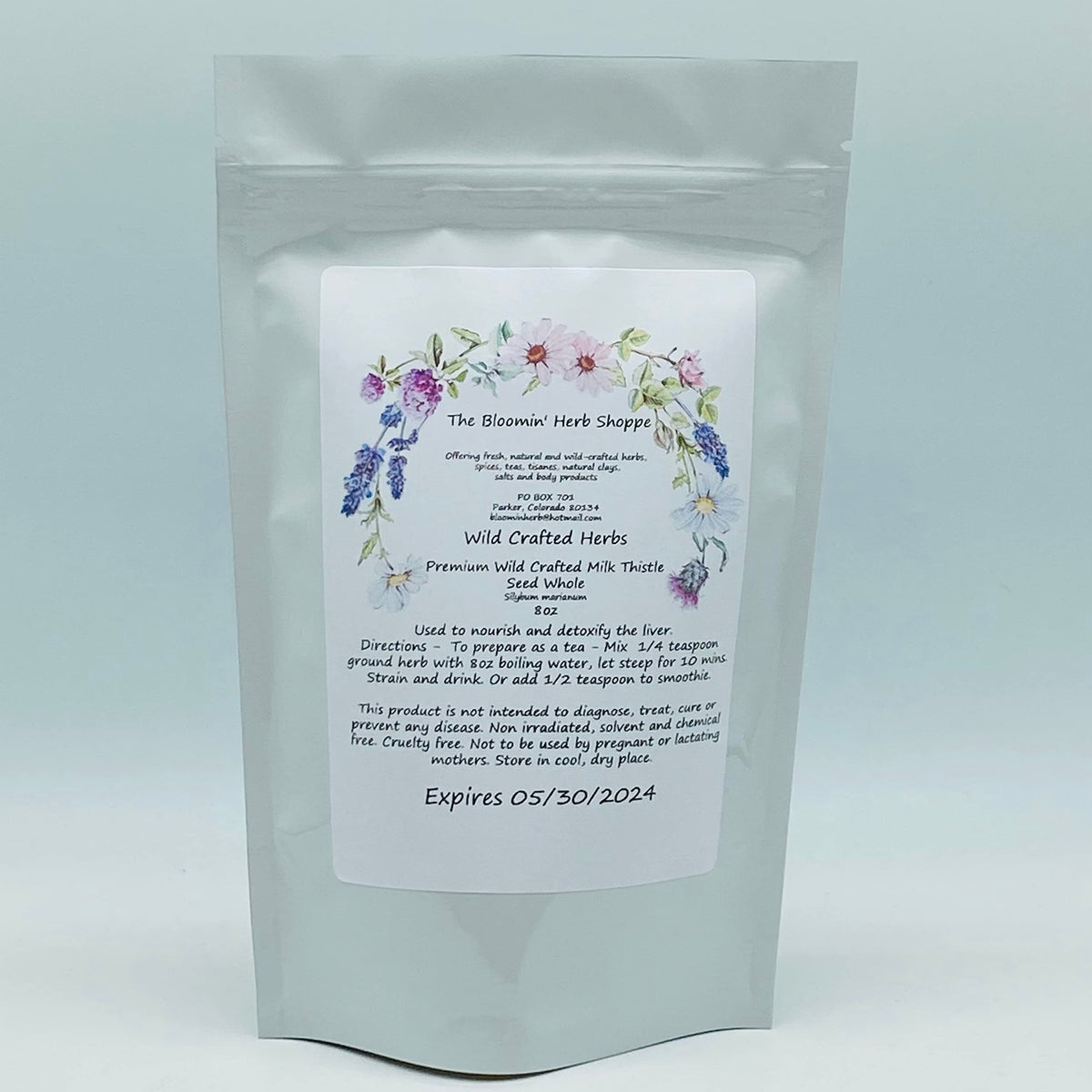 White Label Premium Herbs and Spices Milk Thistle Seed Whole - 8 oz - image 3