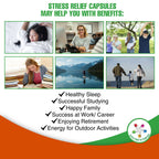 Spectra Vitamins Stress Relief for Adults with Ashwagandha - 60 Capsules - image 6
