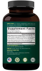 NatureBell Ginkgo Biloba with Panax Ginseng - 300 Capsules - image 7