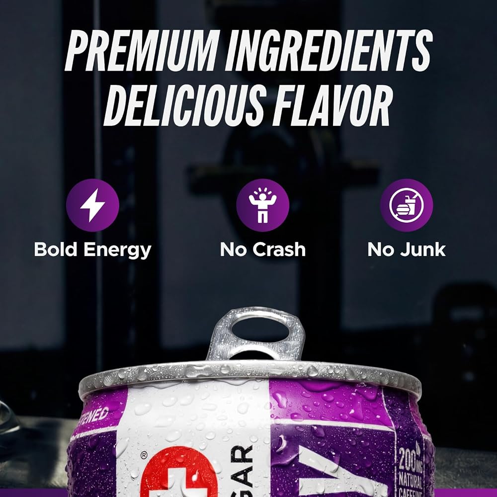 LIFEAID FITAID Energy Zero Sugar Grape Acai 200mg - 24 Pack - image 6