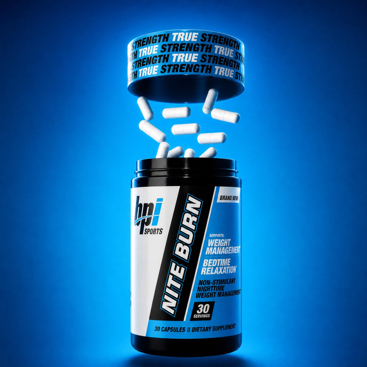 BPI Sports Nite Burn Nighttime Fat Burner Sleep Support - 30 Capsules - image 3