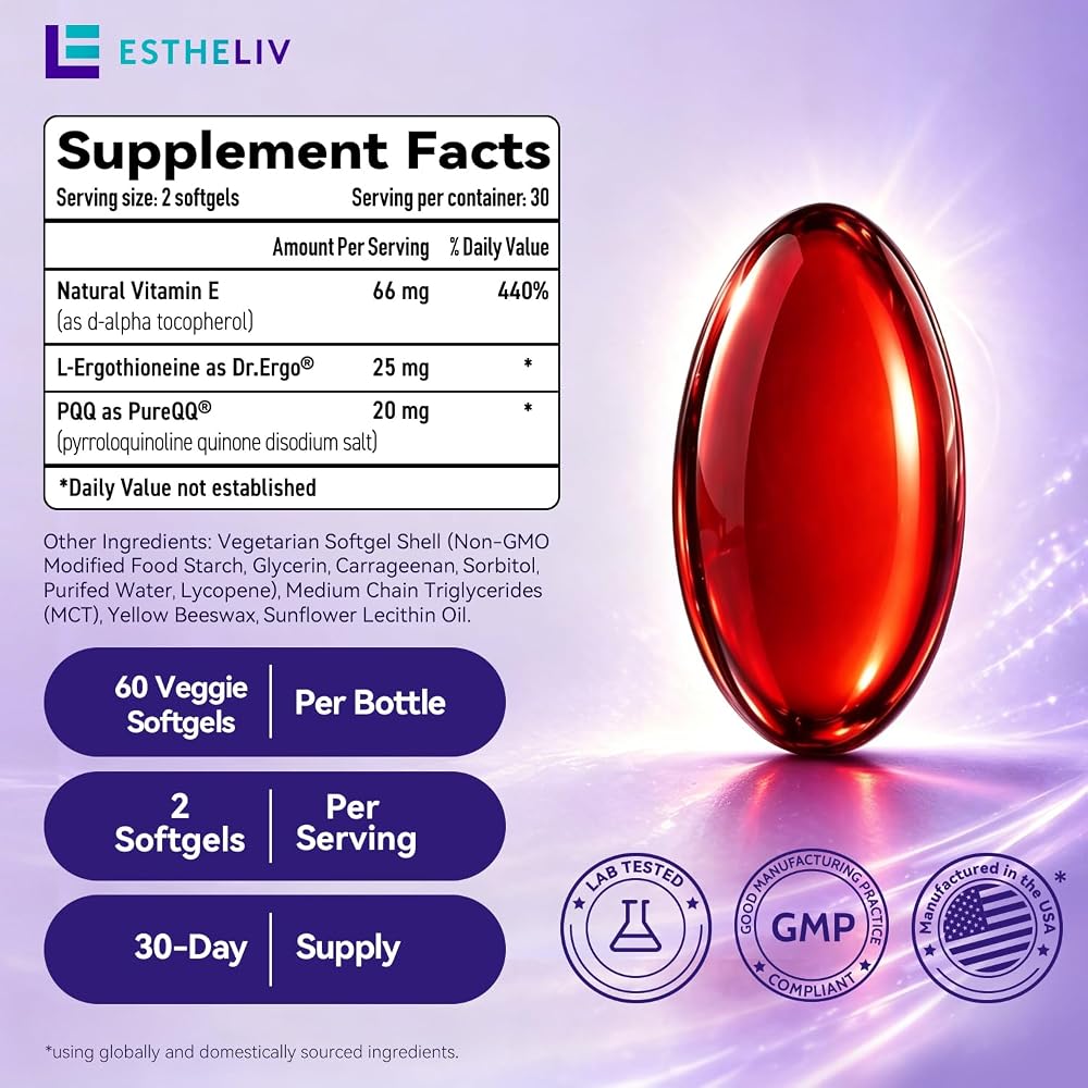ESTHELIV Premium Cellular Skin Radiance - 60 Softgels - image 2