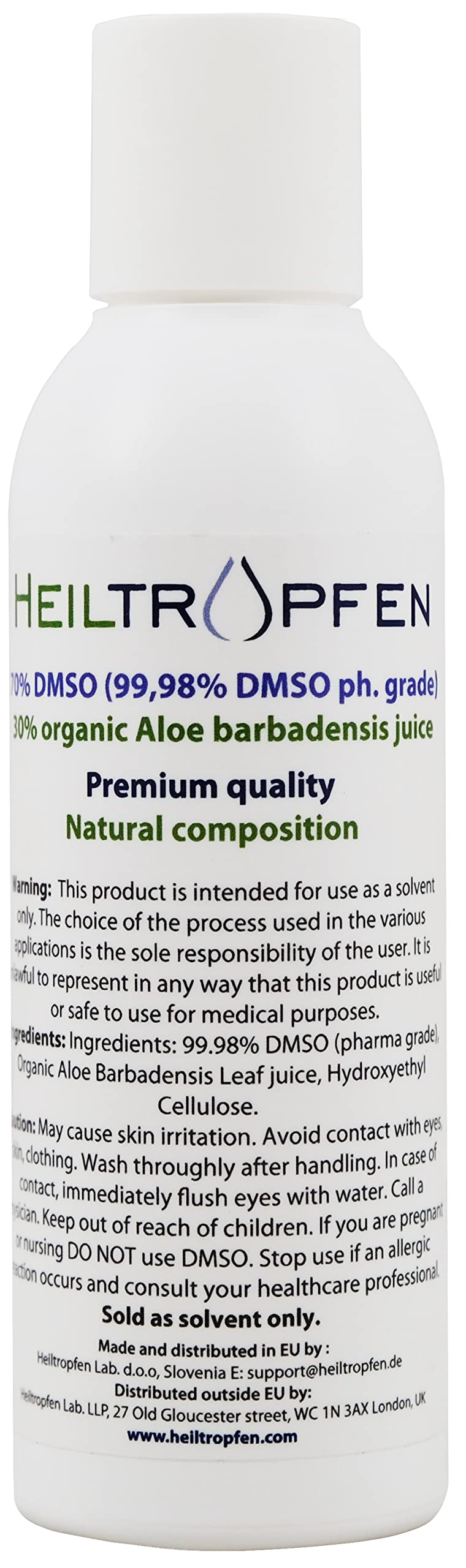 Heiltropfen DMSO Gel with Aloe Vera - 5 Oz - image 5