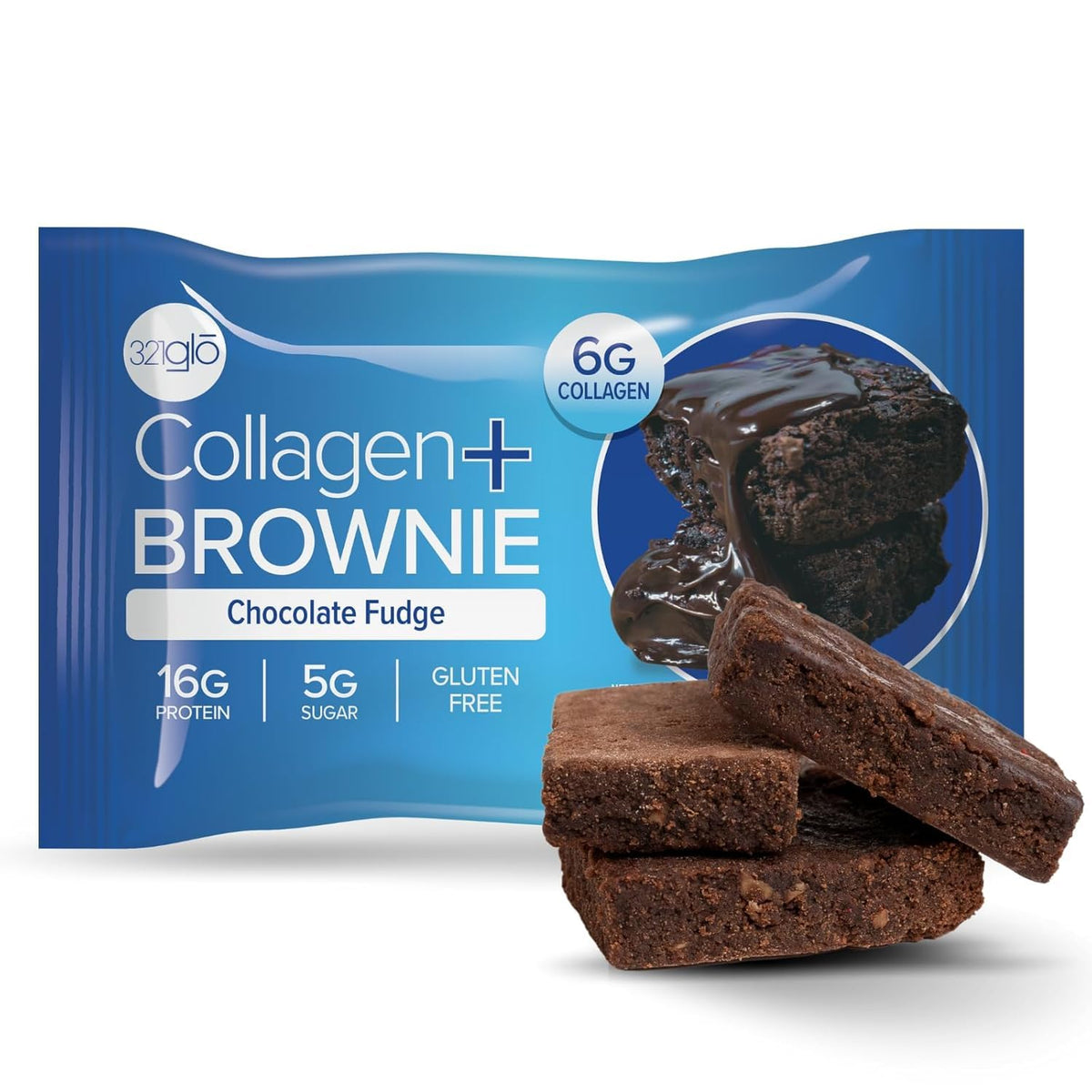 321glō 321glo Collagen Protein Brownie