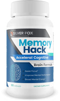 Silver Fox Supplements Memory Hack Cognitive Brain Formula - 1 Bottle