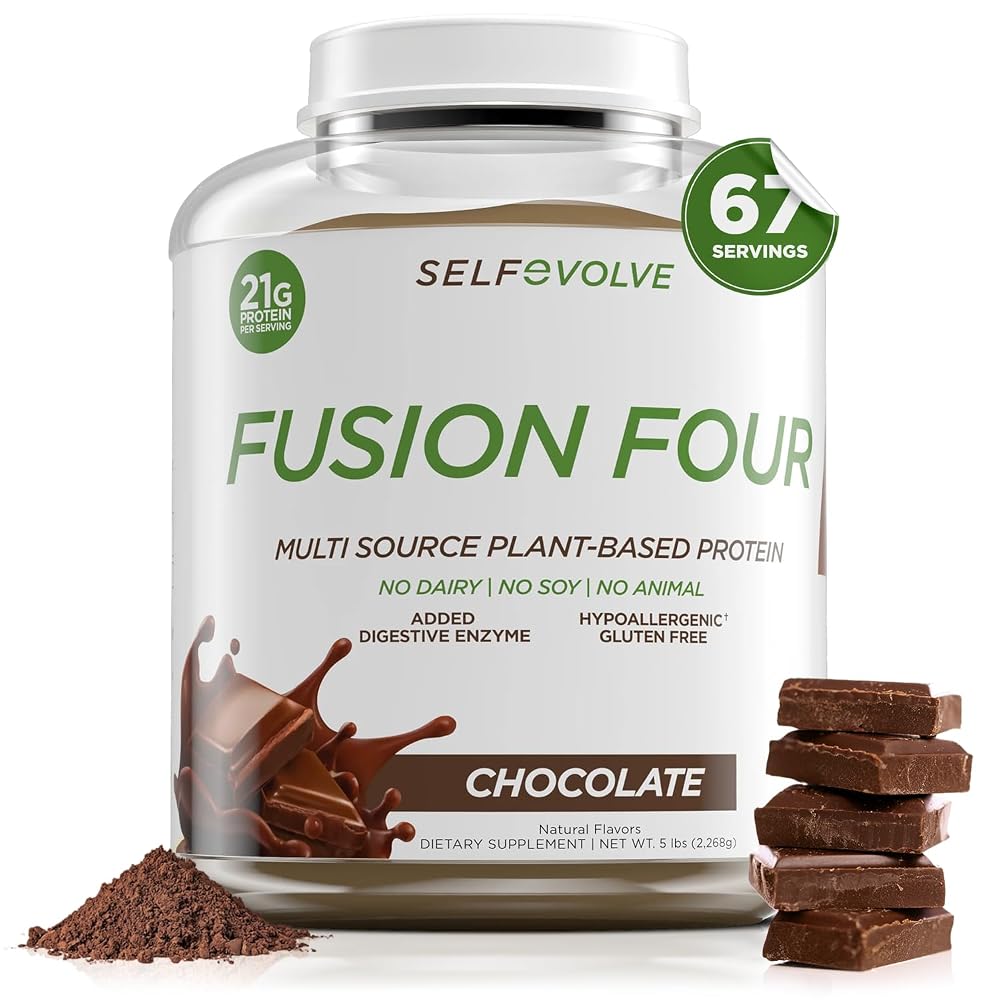 selfevolve Fusion Four Plant Based Protein Powder Vegan Protein - image 2