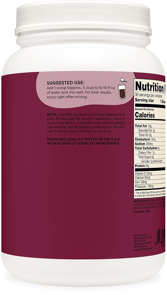 Wellah Protein Your Whey (30 Servings