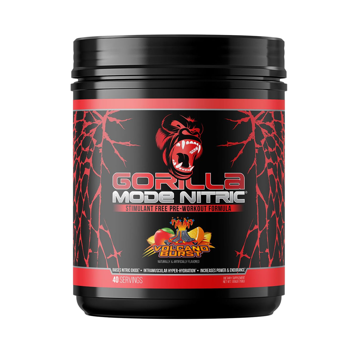 Gorilla Mode Nitric Stimulant Free Pre-Workout