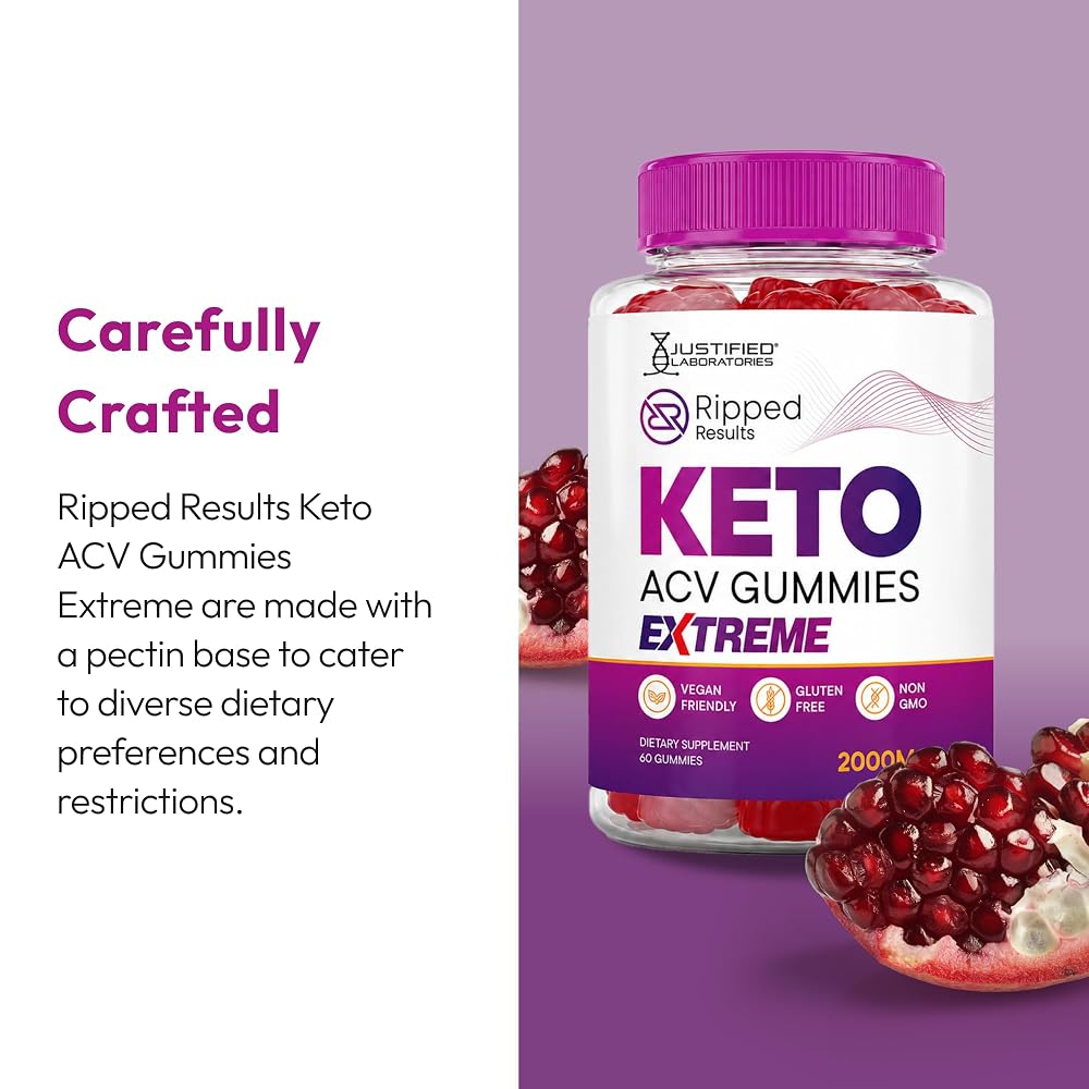 Justified Laboratories Ripped Keto Gummies Extreme 2000MG