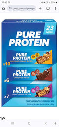 Pure Protein Bars Variety Pack Chocolate - 23 Bars