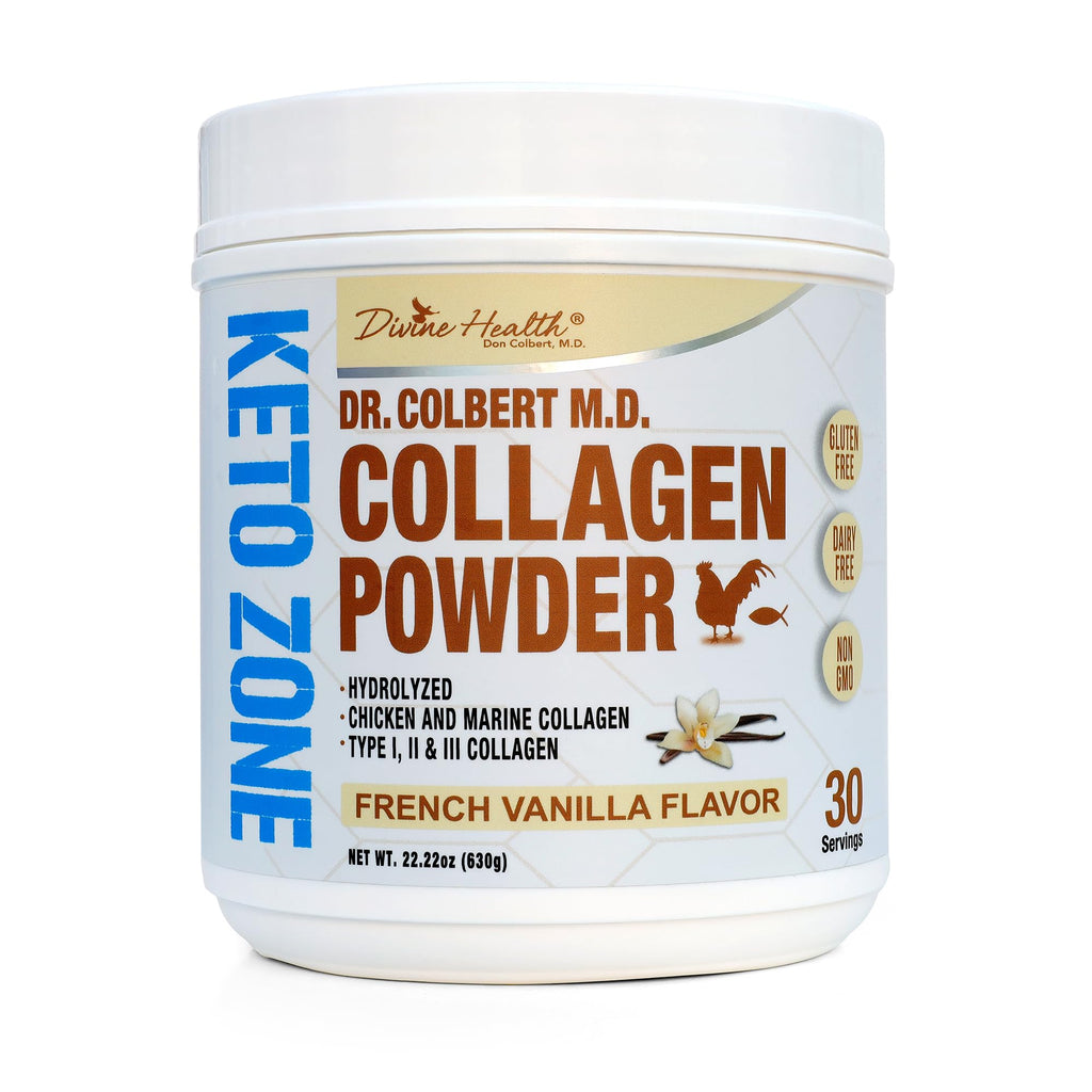 Divine Health Hydrolyzed Collagen Powder Vanilla - 630g