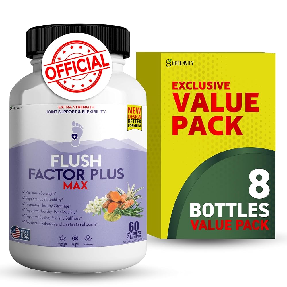 GREENVIFY Flush Factor Plus Max Natural Essences Natural Joint