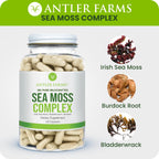 Antler Farms Sea Moss Complex with Bladderwrack - 130 Capsules - image 5