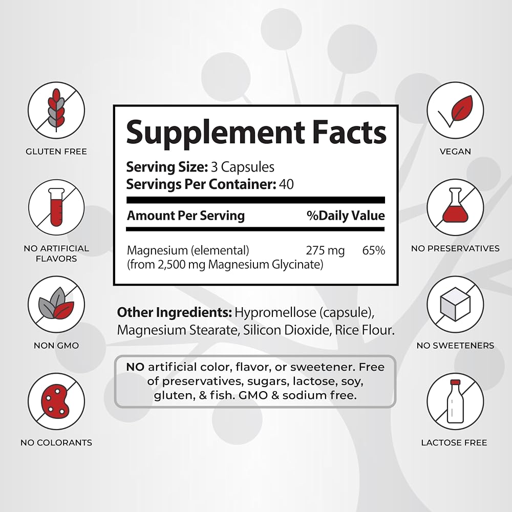 Socotra Health Magnesium Glycinate for Sleep - 120 Capsules - image 7