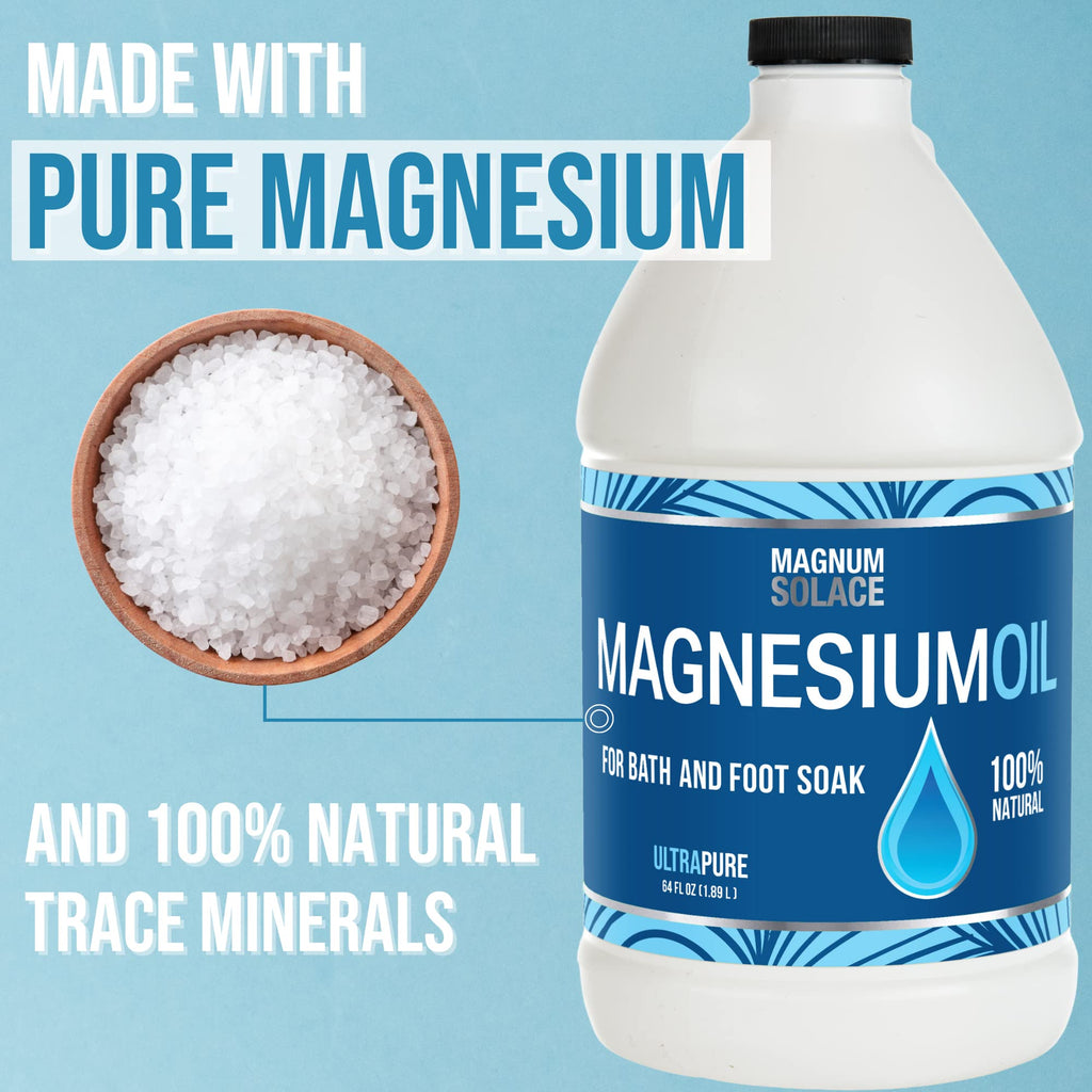 Magnum Solace Pure Magnesium Oil Spray - 64 fl oz - image 6