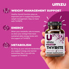 UMZU Thyrite Thyroid Support Supplement - 120 Capsules - image 2