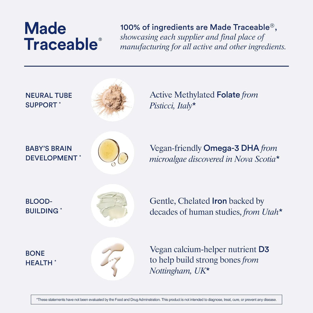 Ritual Prenatal Vitamins: Folate & Choline for Neural Tube Support