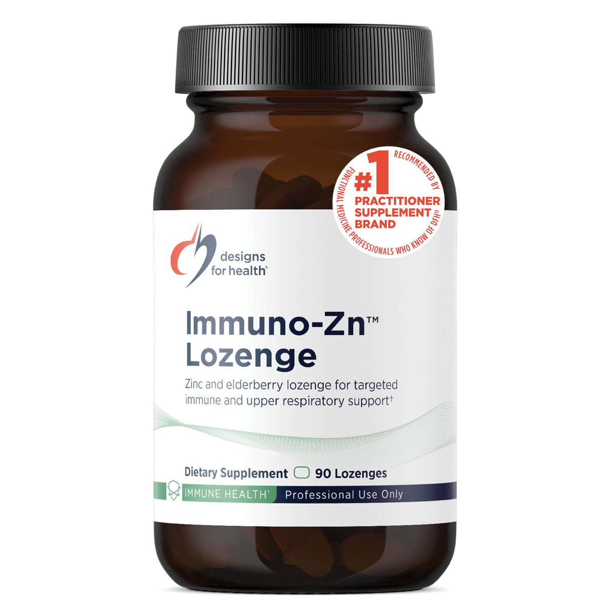 Designs for Health Immuno-Zn Lozenge Immune Support - 90 Lozenges