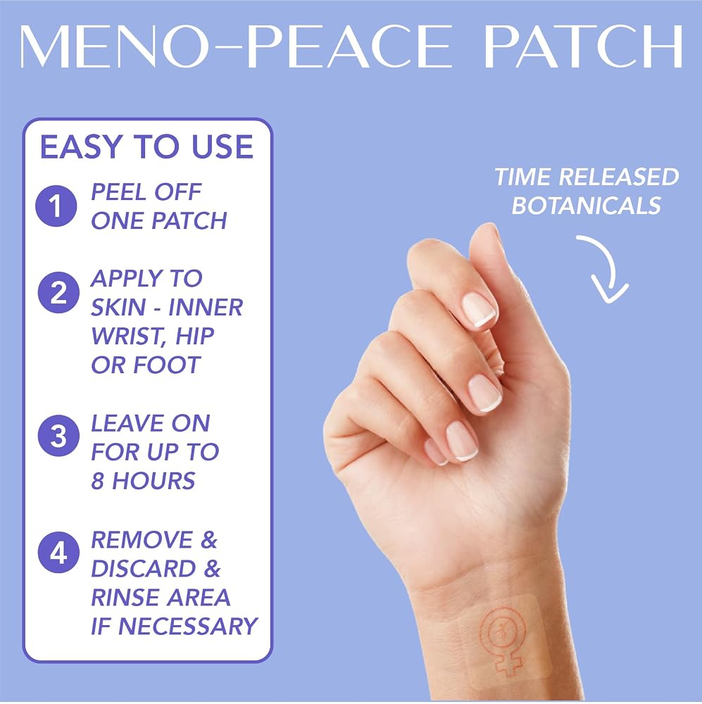 Laki Naturals Meno-Peace Patch Menopause Support - 15 Patches - image 5