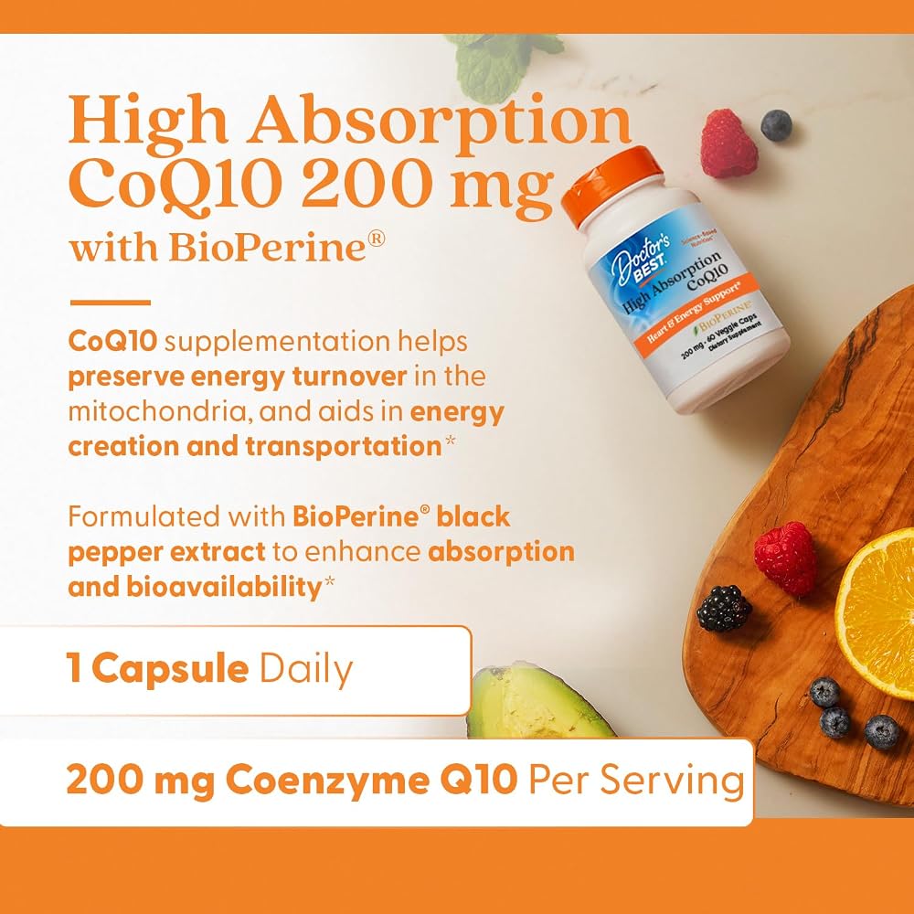 Doctor's BEST High Absorption CoQ10 200mg with BioPerine - image 5