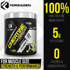Forzagen Creatine Monohydrate Powder Unflavored - 72 Servings - image 4
