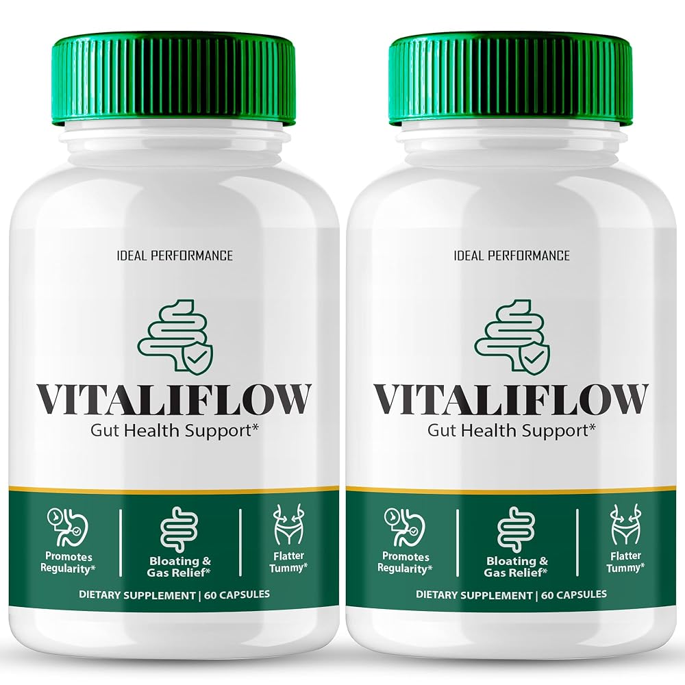 IDEAL PERFORMANCE Vitaliflow Probiotic Capsules Gut Health - 120 Capsules