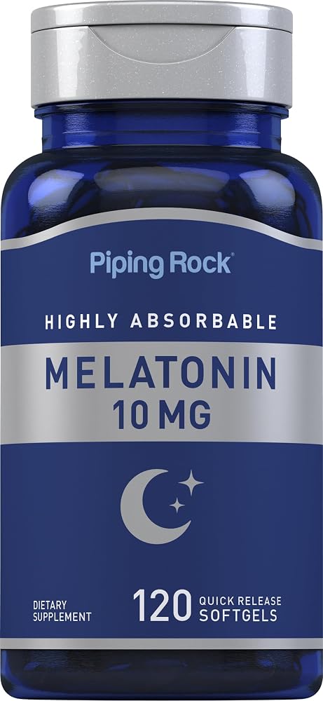 Piping Rock Melatonin 10mg - 120 Softgels