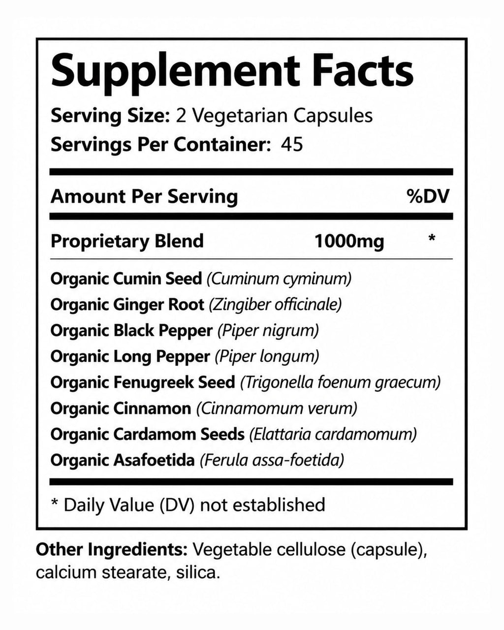 AyBo Vata Digestive Supplement Warming Blend - 90 Vegetarian Capsules - image 4