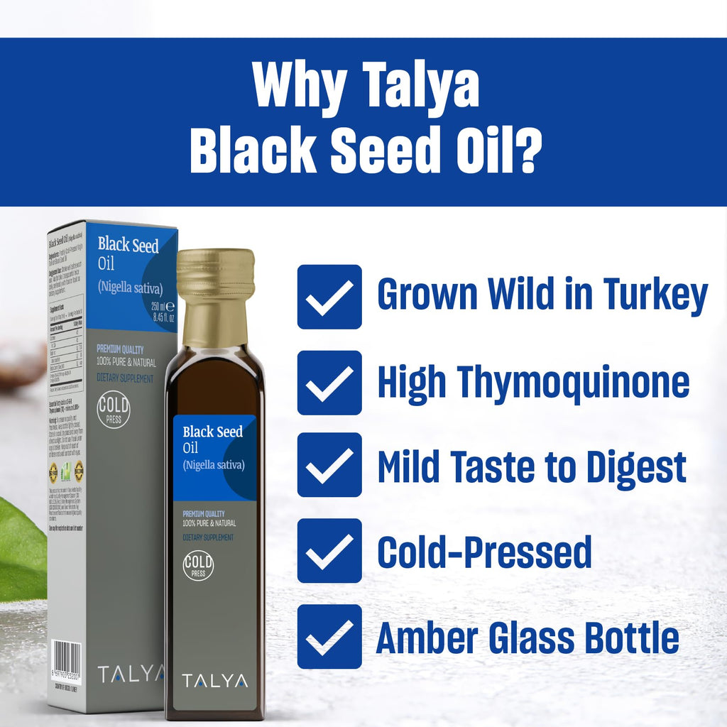 TALYA Black Seed Oil Immune Support - 8.45 fl oz - image 3