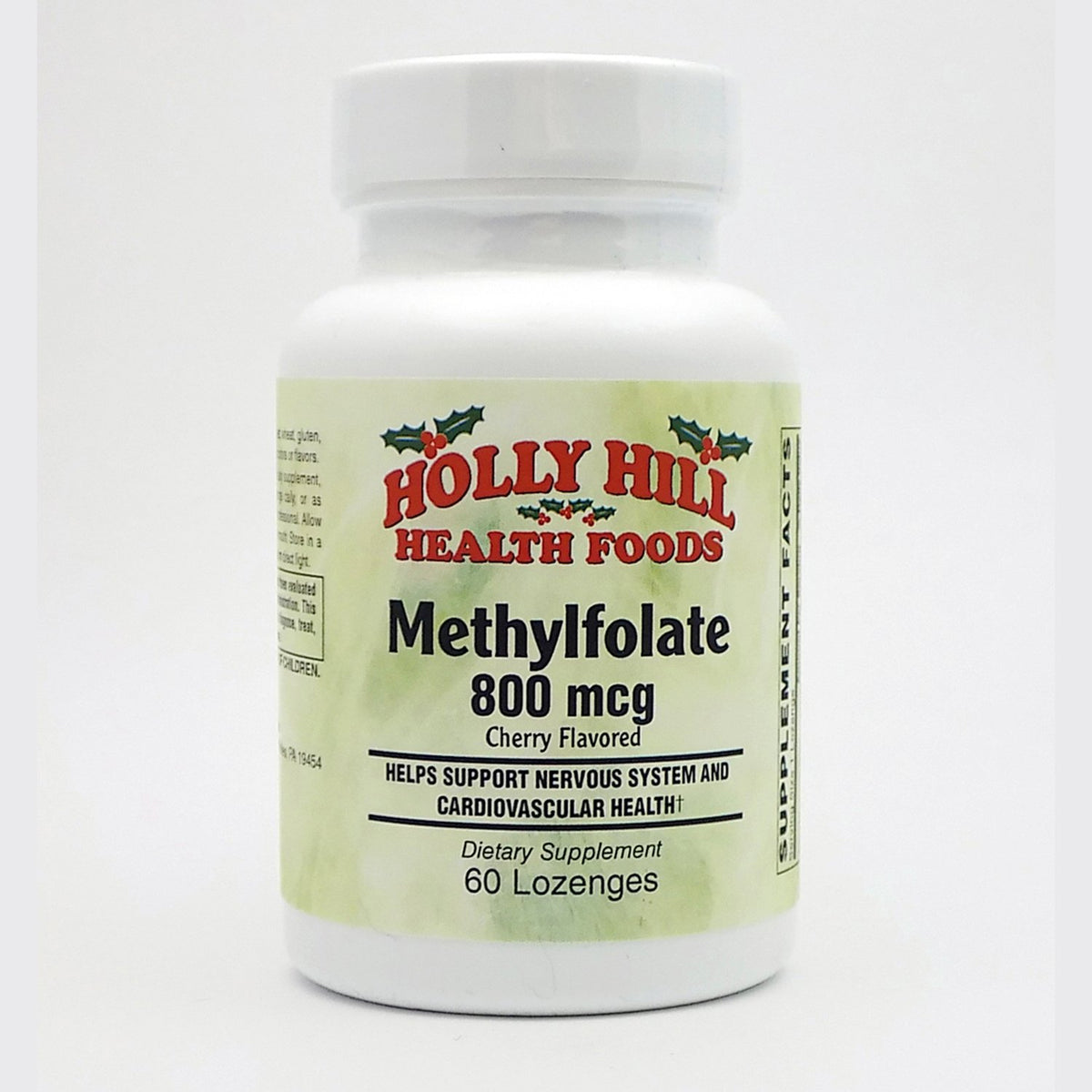 Holly Hill Health Foods Methylfolate Cherry Flavor - 60 Lozenges