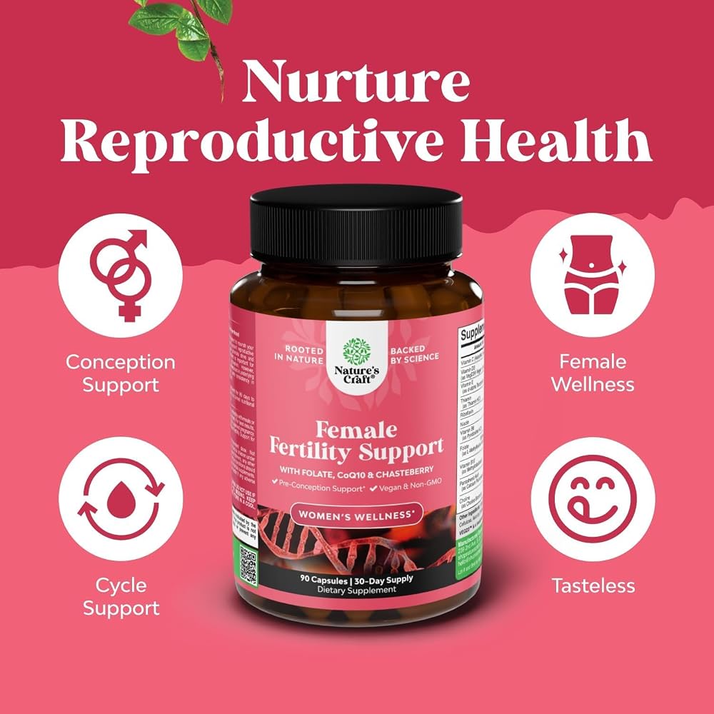 Natures Craft Fertility Supplements - with Prenatal Vitamins