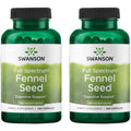 Swanson Fennel 480mg Digestive Support - 100 Capsules (2 Pack)