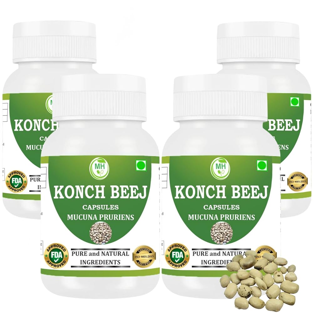 Morsan Kaunch Beej Mucuna pruriens 500 mg - 240 Capsules
