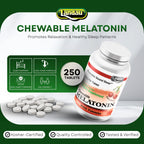 Landau Chewable Melatonin 1 mg - 250 Tablets - image 2