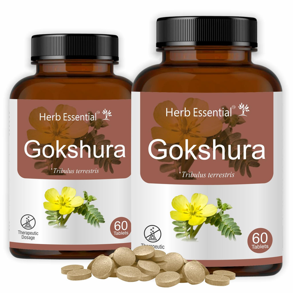 Herb Essential Gokshura Tribulus Terrestris 500mg - 120 Tablets