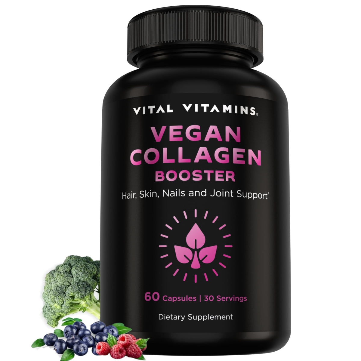 Vital Vitamins Vegan Collagen Booster - 60 Capsules
