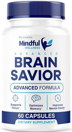 LIVORKA Mindful Wellness Advanced Brain Savior Capsules - 60 Capsules