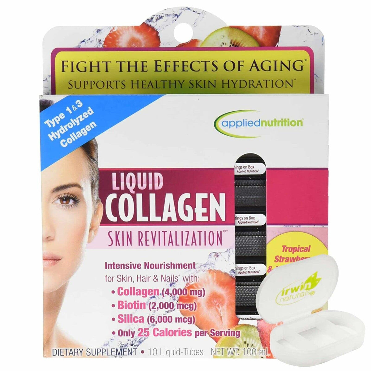 Lumintrail Liquid Collagen Skin Revitalization Supplement - 10 Tubes