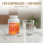 Dr. Berg Maximum Strength Vitamin D3 K2 10,000 IU - 120 Capsules - image 8